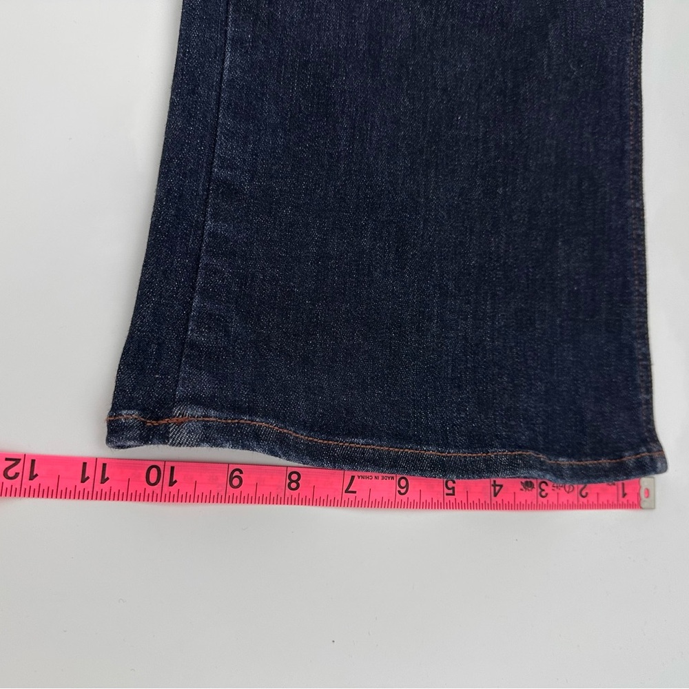 Veronica Beard Crosbie Indigo Rinse High-Rise Wide-Leg Trousers Jeans 28 Dark - Picture 9 of 12